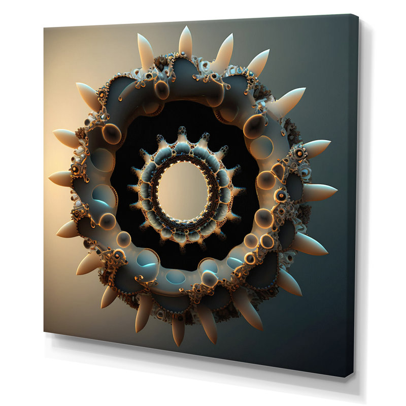3D Fractal UniverseI sur impression sur toile, H 30 po x l 30 po x P 1 po, Toile tendue