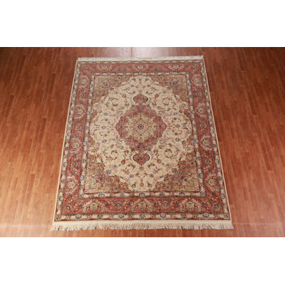 Vegetable Dye Wool & Silk  Chinese Area Rug 8x10