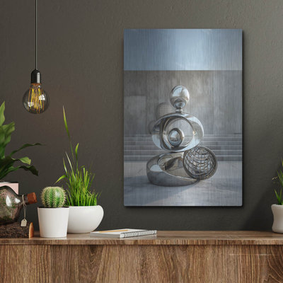 'Enlightenment' by r3darch0n Metal Wall Art, 12" x 16"