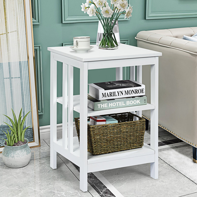 Lorae 16'' W Nightstand, White