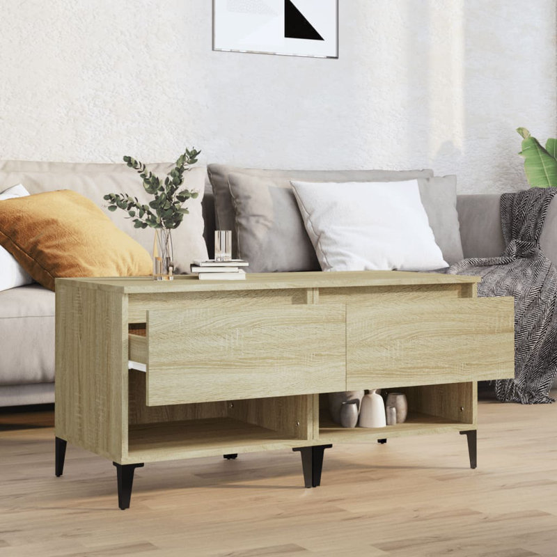 Leegan Side Table Set, Sonoma Oak