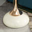 Petite table d'appoint ronde pour petits espaces, table basse, petite table basse de salon, table de bout blanche