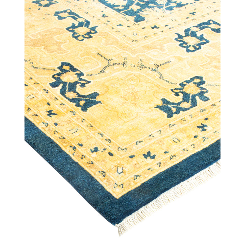 Classic One-of-a-Kind 8' 4" x 9' 10" Hand Knotted Area Rug