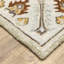 Tapis ivoire / doré / bleu en laine crocheté à la main Eitelfritz-1301472065