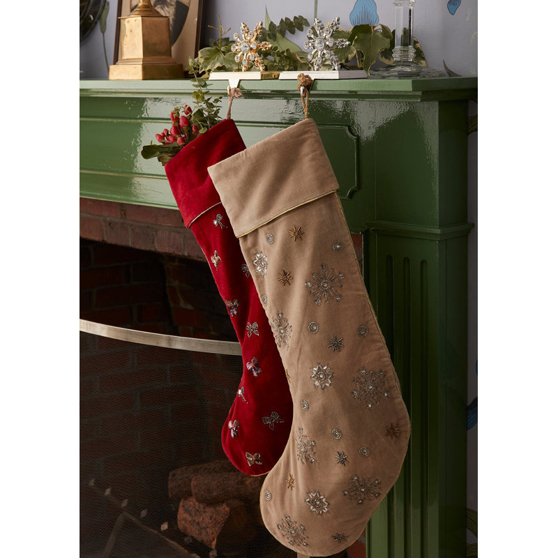 Snowflake Stocking Hook, Silver