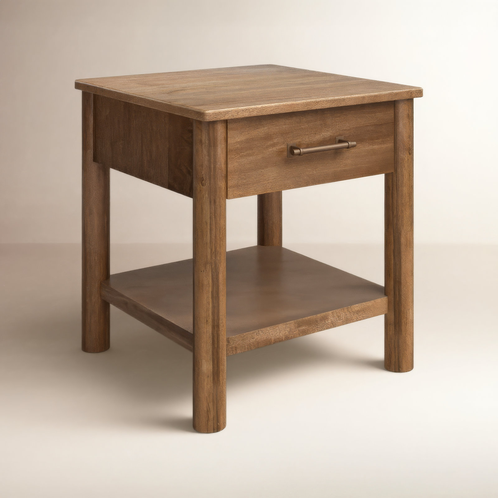 Quinn End Table With Storage, 25.5" H x 23.5" W x 23.5" D