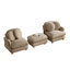 Canapés modernes en chenille, canapé modulable 3 places avec pouf, structure en bois massif-656301141