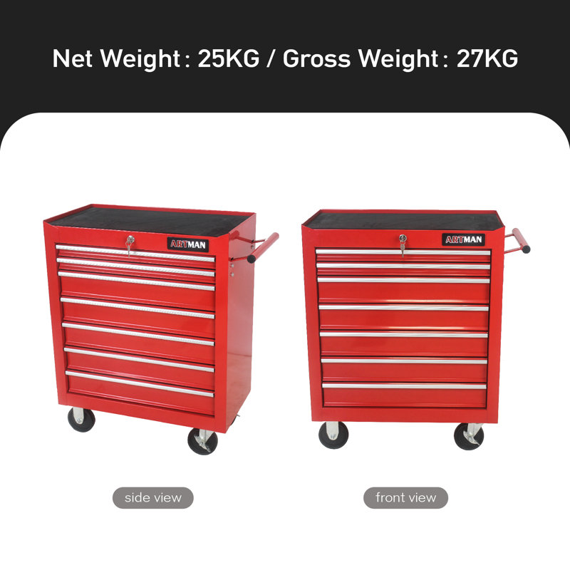 24 tiroirs 24,2 W, Rouge