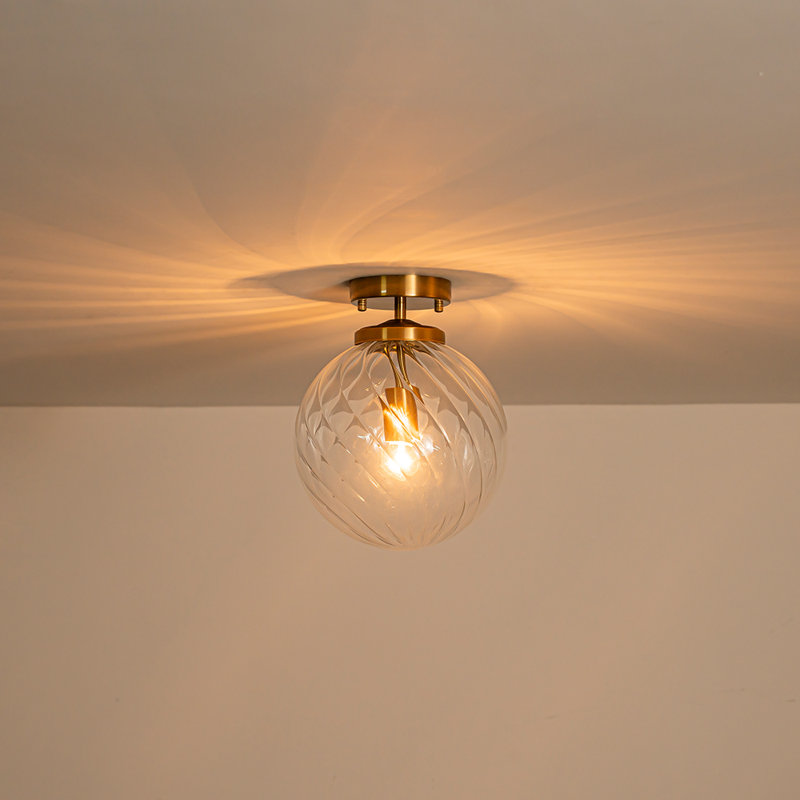 Plafonnier semi-encastré orbe 1 lumière