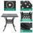 Bohman Square Outdoor Dining Table With Umbrella Hole , 30.48'' in. W 30.48'' in. D