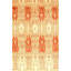 Canvello Beige Modern Ikat Area Rug - 6' X 9'