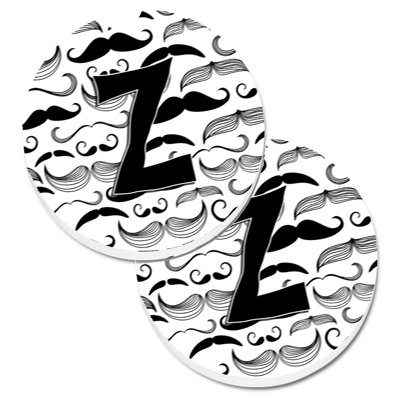 Sous-verre voiture moustache initial
