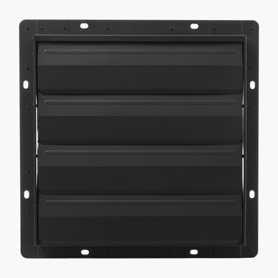 16 inch Shutter Exhaust Fan, Wall Mounted Attic Vent Fan with Smart Programming Variable Speed Temperature Control, 2900 CFM,EC Motor,Timer, for Shed,Garage,Greenhouse Ventilation Cooling,Black