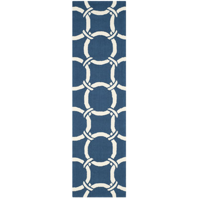 Hadriana Hand Hooked Performance Geometric Rug