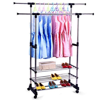 81.28cm Rolling Clothing Rack