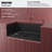 Karran 30" Single Bowl Panel Front Farmhouse Fireclay Kitchen Sink with Reversible Apron Front-102676102