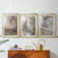 Paysage rétro Cxxxxi - impression encadrée de qualité supérieure sur mesure mat - 3 pièces-1894849662-1894849635