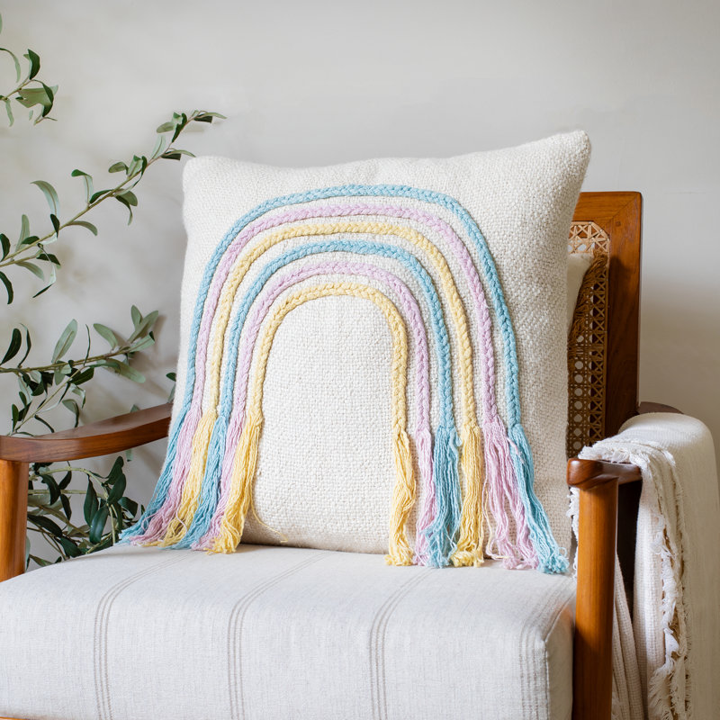 100% Cotton Throw Square Pillow Cover, Polyester