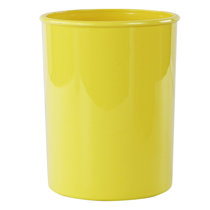 Yellow Owl Ceramic Cooking Utensil Holder / Storage Crock