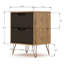 Table de chevet grise-2071318891