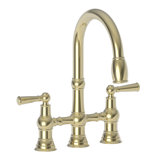 Jacobean Pull Down Kitchen Bridge Faucet