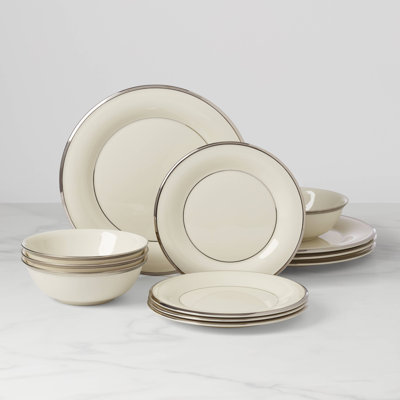 Lenox Solitaire 12-Piece Dinnerware Set