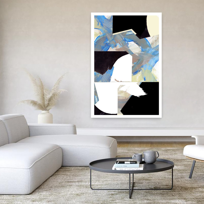 Art contemporain contemporain abstrait, H 60 po x l 40 po