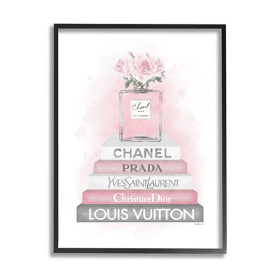 Rose rose, bouteille de parfum Glam Fashion