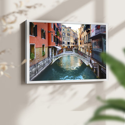 Venice Canal -Framed Print - Restickable