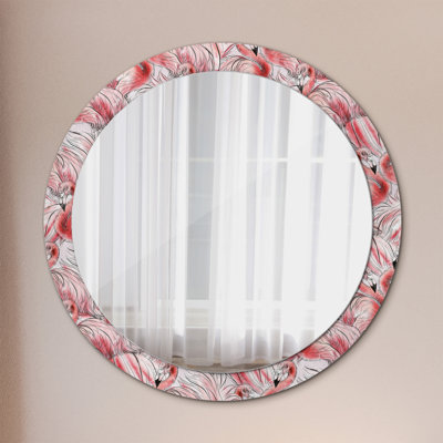 Huldar Glass Flat Wall Mirror