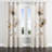 Andrenette - Floral Grommet Curtain - Velvet Room Darkening - 1 Panel-513893847-514681425