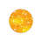 Yellow Tangerine Patterned Woven Base Washable Rug-135266406