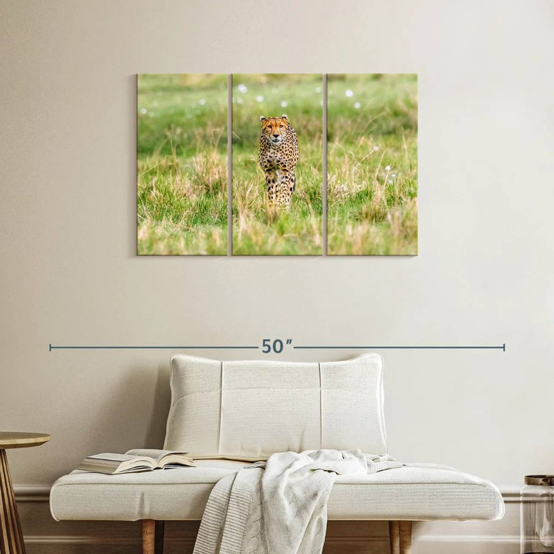 Agile Cheetah, 24" H x 38" W