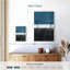 Avery abstrait bleu et gris-108254408