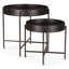Halden Nesting Tray Tables In Matte Black-402926969