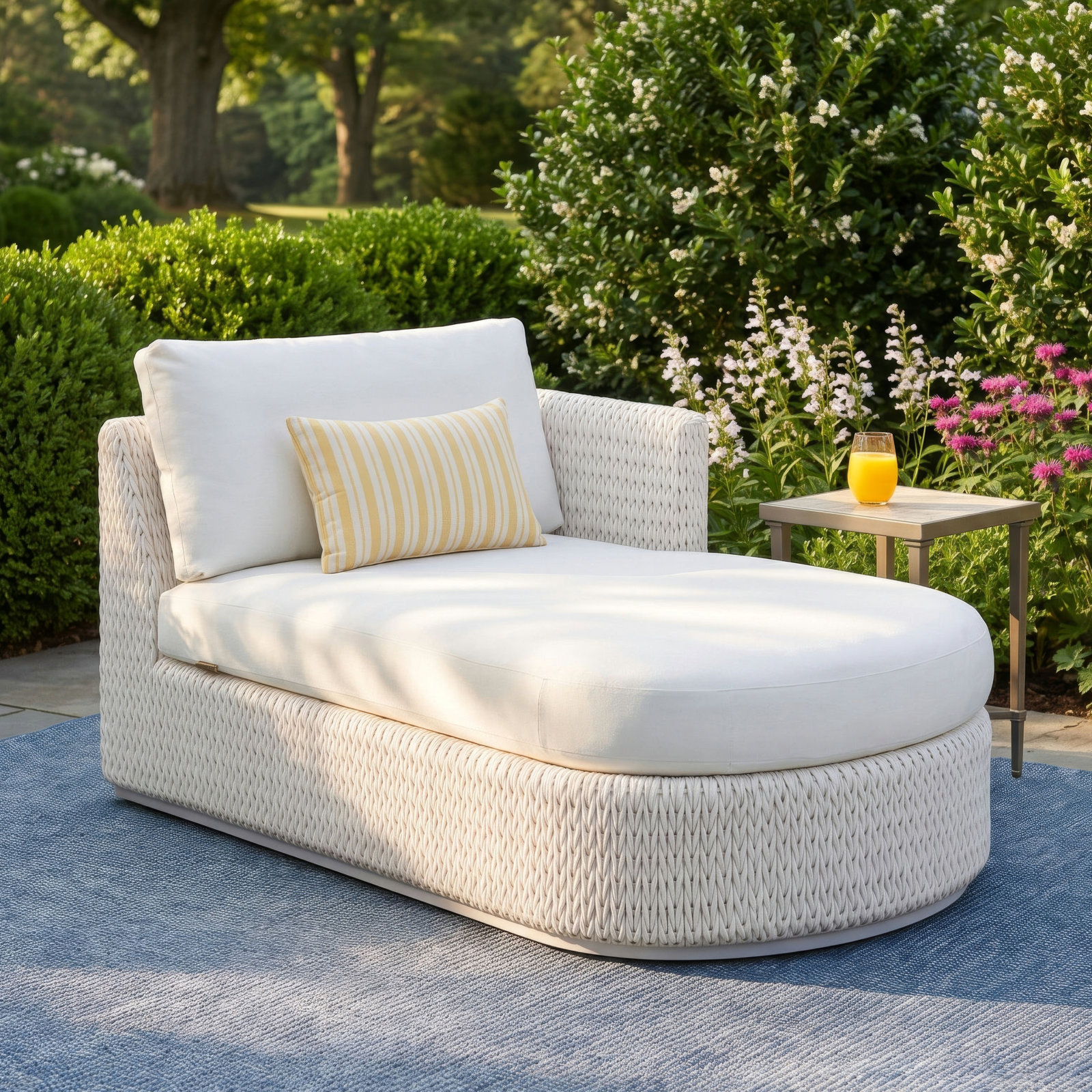 Ocean Breeze Promenade 39" Patio Chaise Lounge