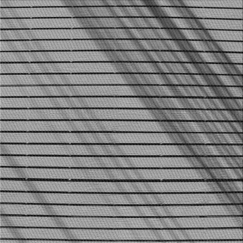 Tapis gris Power Loom, Carré 6 pi