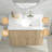 32" L x 18" W Vanity Top Ceramic Bathroom Sink with Faucet Hole and Overflow(Top Only)