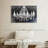 Grunge Crystal Chandelier Canvas Print-208872630