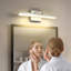 Luminaire de meuble-lavabo à DEL 15,8 po à intensité variable en nickel brossé réglable 2500K / 3000K / 3500K / 4000K / 5300K-802662281