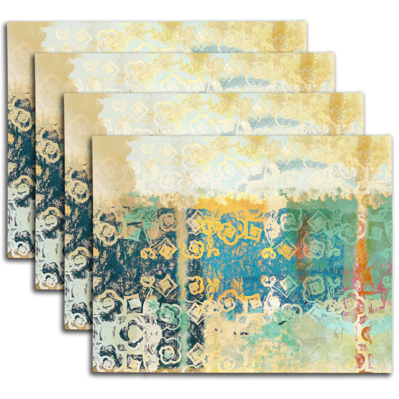 Napperon abstrait en polyester