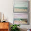 Jour à la plage - ensemble de 2 reproductions d'art sur toile encadrées-687372409-687372413-687549169