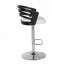 Tabouret de bar pivotant réglable avec coussin