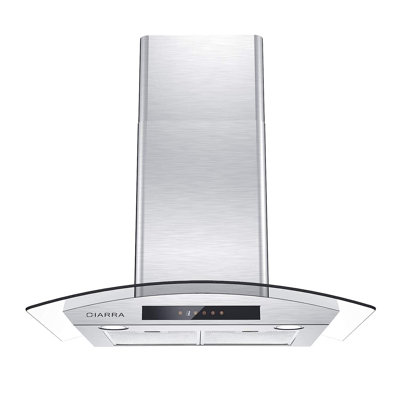 Jeremy Cass LLC 29.53 " W Ductless (Non-Vented) Wall Range Hood
