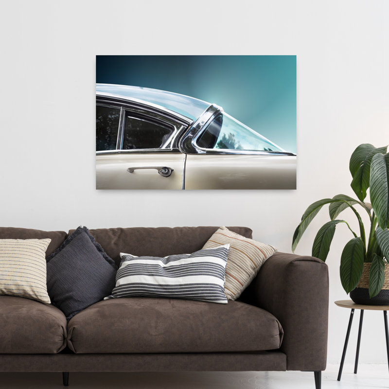 Art mural contemporain américain, American Classic Car, H 48 po x l 32 po