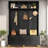 75.4" H Hall Tree with Open Storage, 3-in-1 Hall Tree with Bench-1866234831