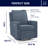 Harlowe Power Recliner With USB-A And Type-C Ports By Delta Children - Greenguard Gold Certified – Stain-Resistant Performance Fabric Is Oeko-TEX Standard 100 Certified, Slate-115585464