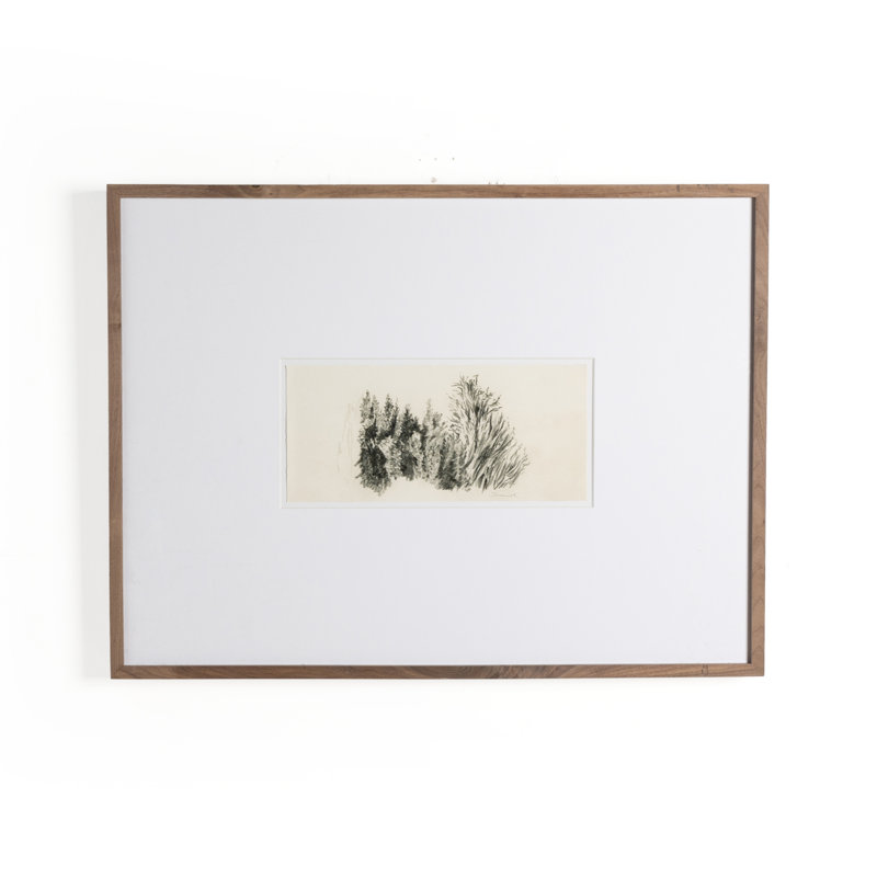 Tree Sketch Painting by Dan Hobday, 30" H x 40" W