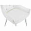 Fauteuil d'appoint en similicuir de qualité supérieure à motif de crocodile, dossier à décor de losanges, pieds en métal chromé et coussin éponge à haute résilience-631837477-631837478