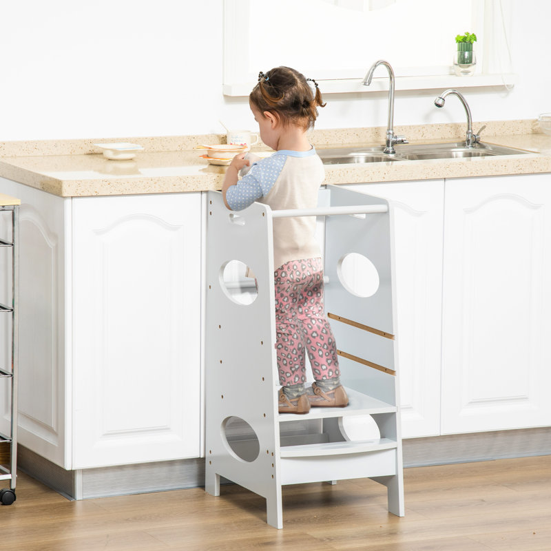 Fridley Children's Step Stool, Grey